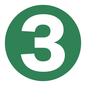 number-3-green