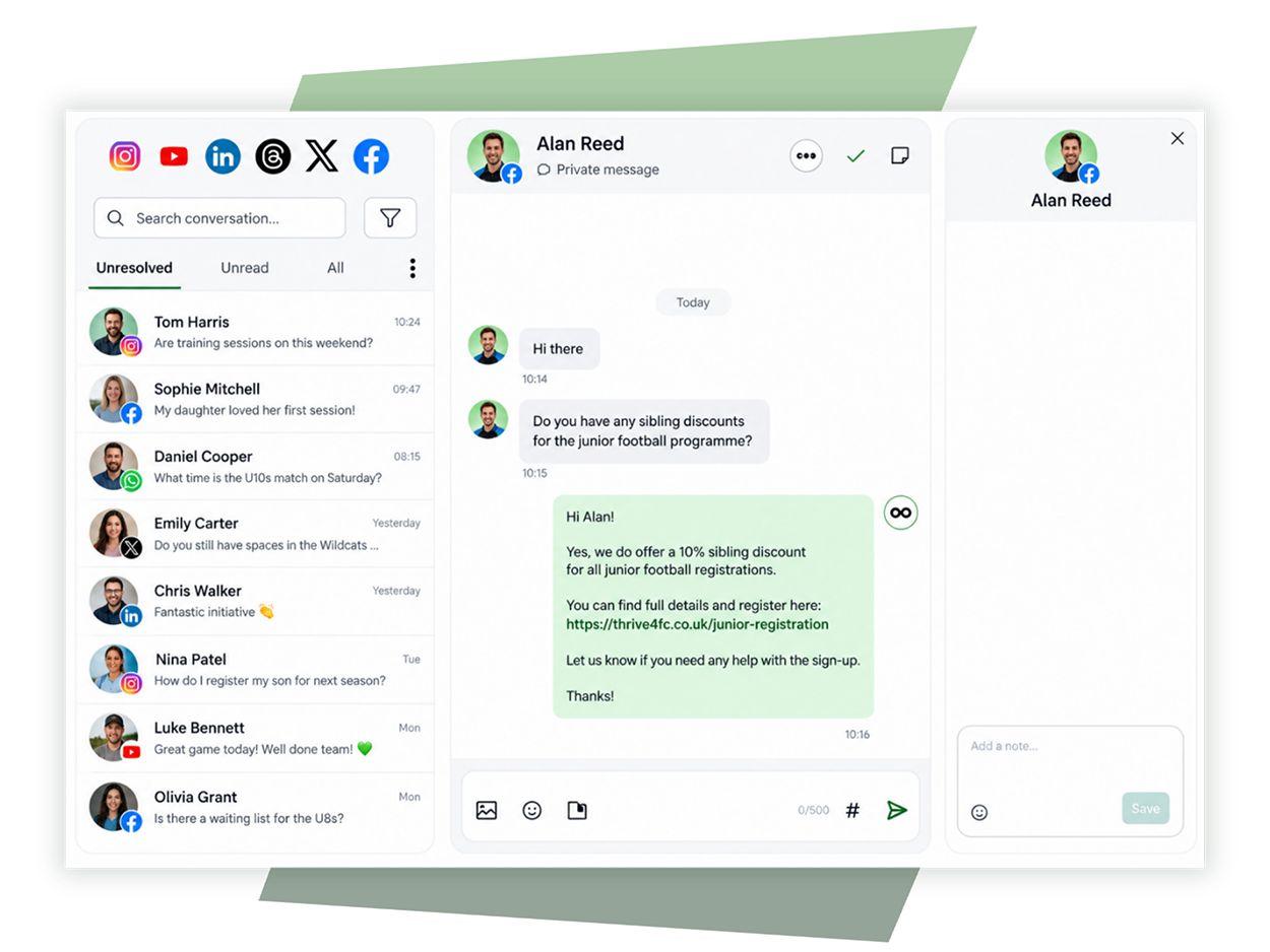 Communication software - keep up with conversations Communication software - keep up with conversations